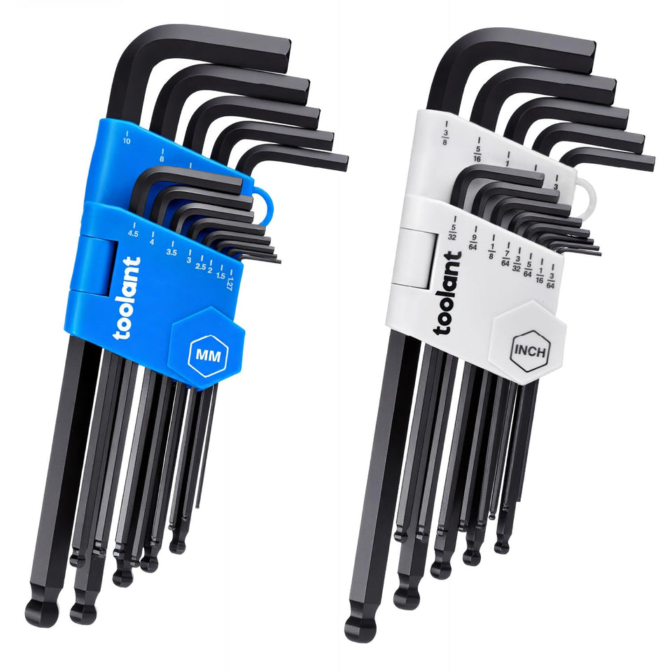 Kraftek 26-piece Allen wrench set laid out for quick access and versatile sizing.