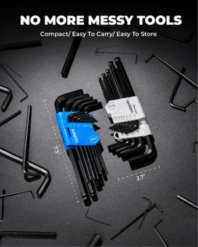 Kraftek Allen wrenches ideal for auto maintenance and DIY projects.