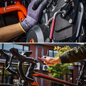 Kraftek Toolant EVA grip delivers comfortable handling in cool conditions.