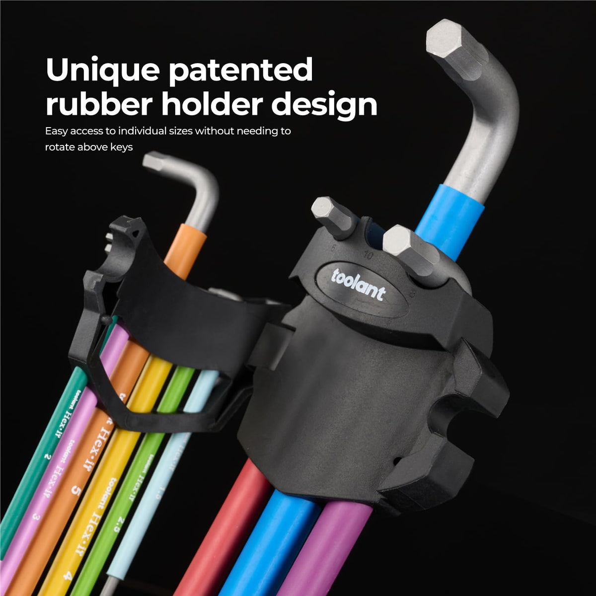 Kraftek Toolant patented magnetic holder keeps screws in place during work.
