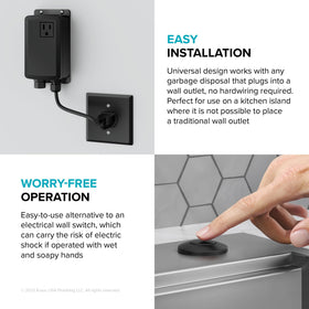 Kraus AC adapter control box keeps power connections tidy and safe