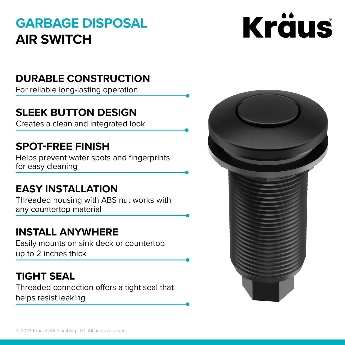 Kraus PVC air tubing ready for reliable connections