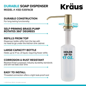 KRAUS Boden self-priming pump detail for smooth use