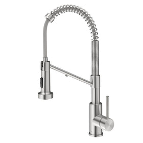 Kraus Bolden 2-in-1 water filter faucet overview showing dual water paths for purified water