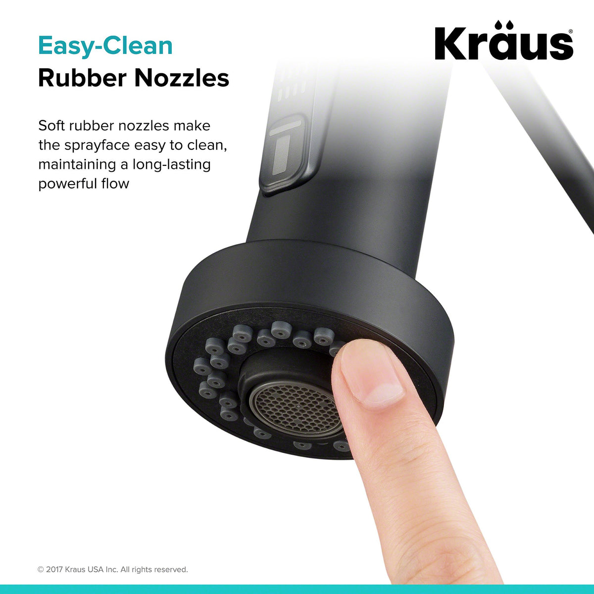 Kraus durable ABS construction built for daily kitchen use.