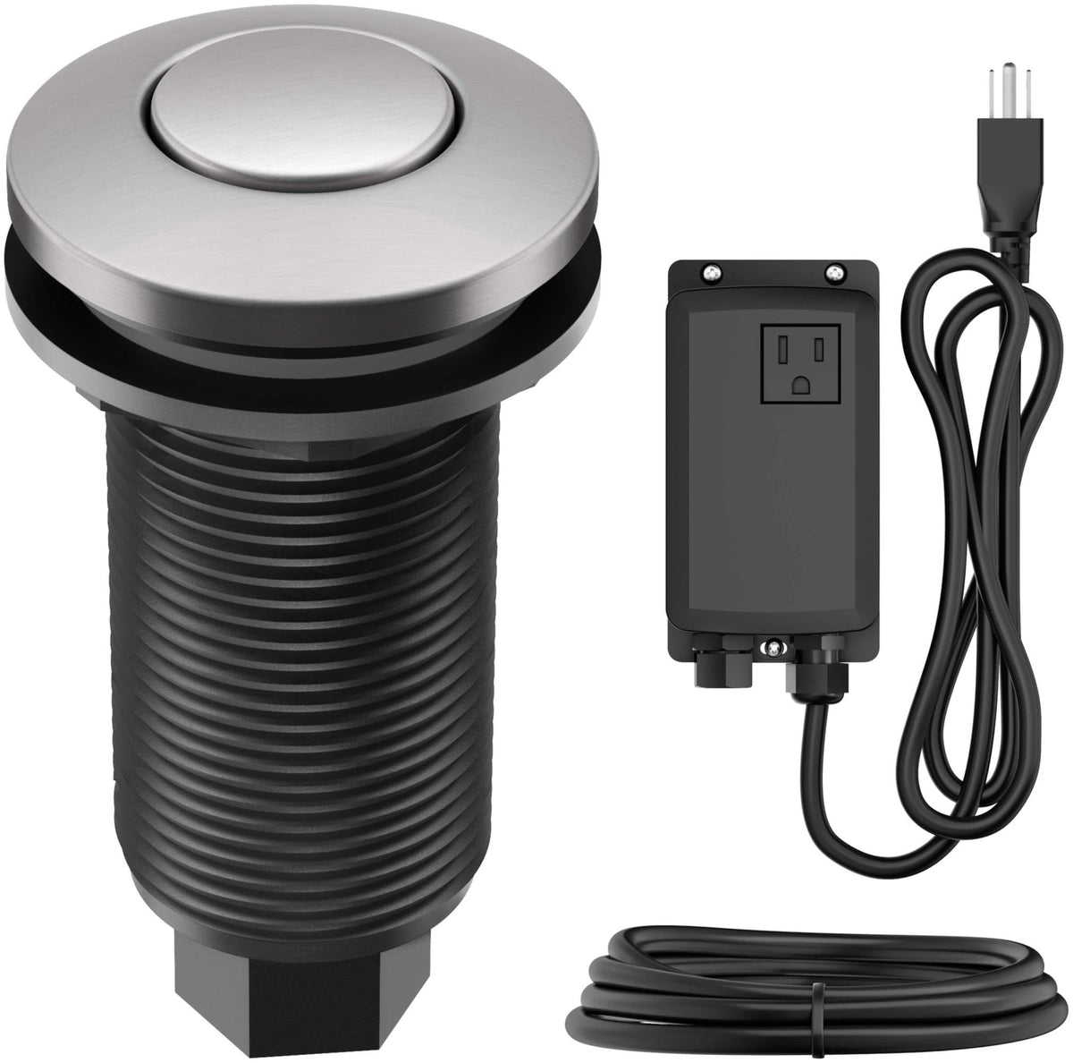 Kraus garbage disposal air switch button for easy activation