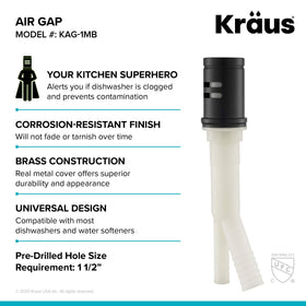KRAUS KAG-1MB corrosion-resistant finish options complement exposed fixtures.