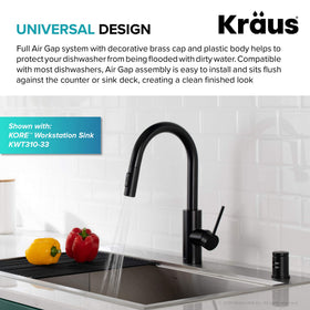 KRAUS KAG-1MB solid brass cap provides durability and a premium look.