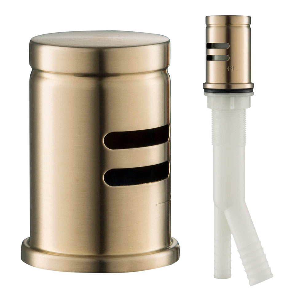 Kraus KAG-1SFACB air gap protects the dishwasher from backflow