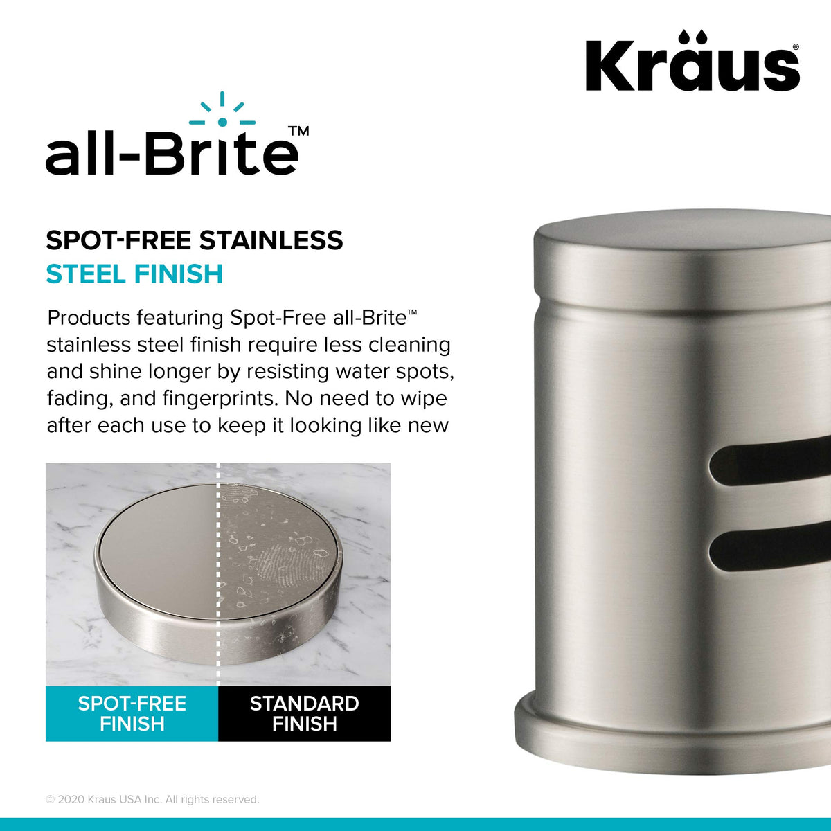 KRAUS KAG-1SFS installation guide image illustrating simple setup steps