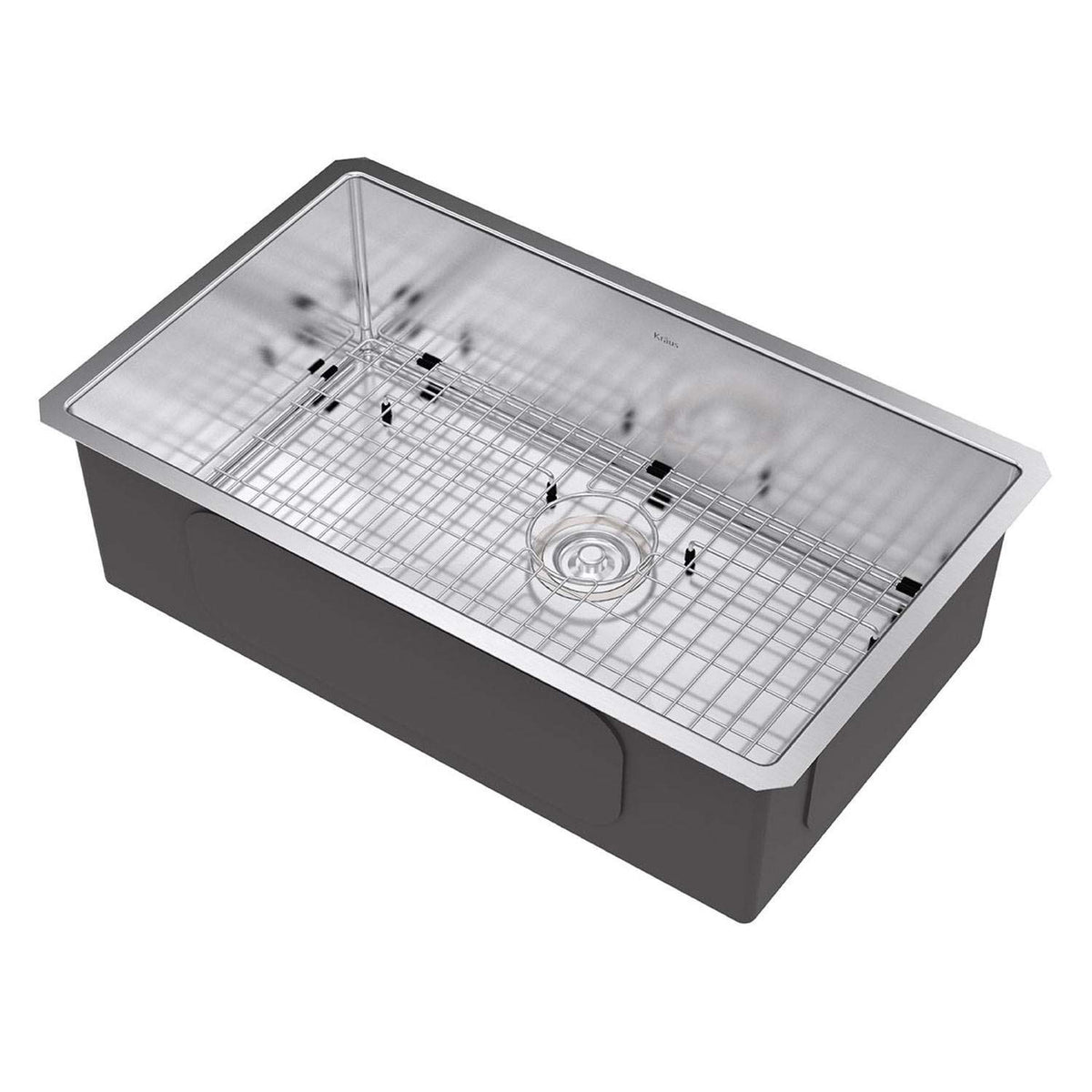 Kraus drain assembly with strainer included for efficient drainage