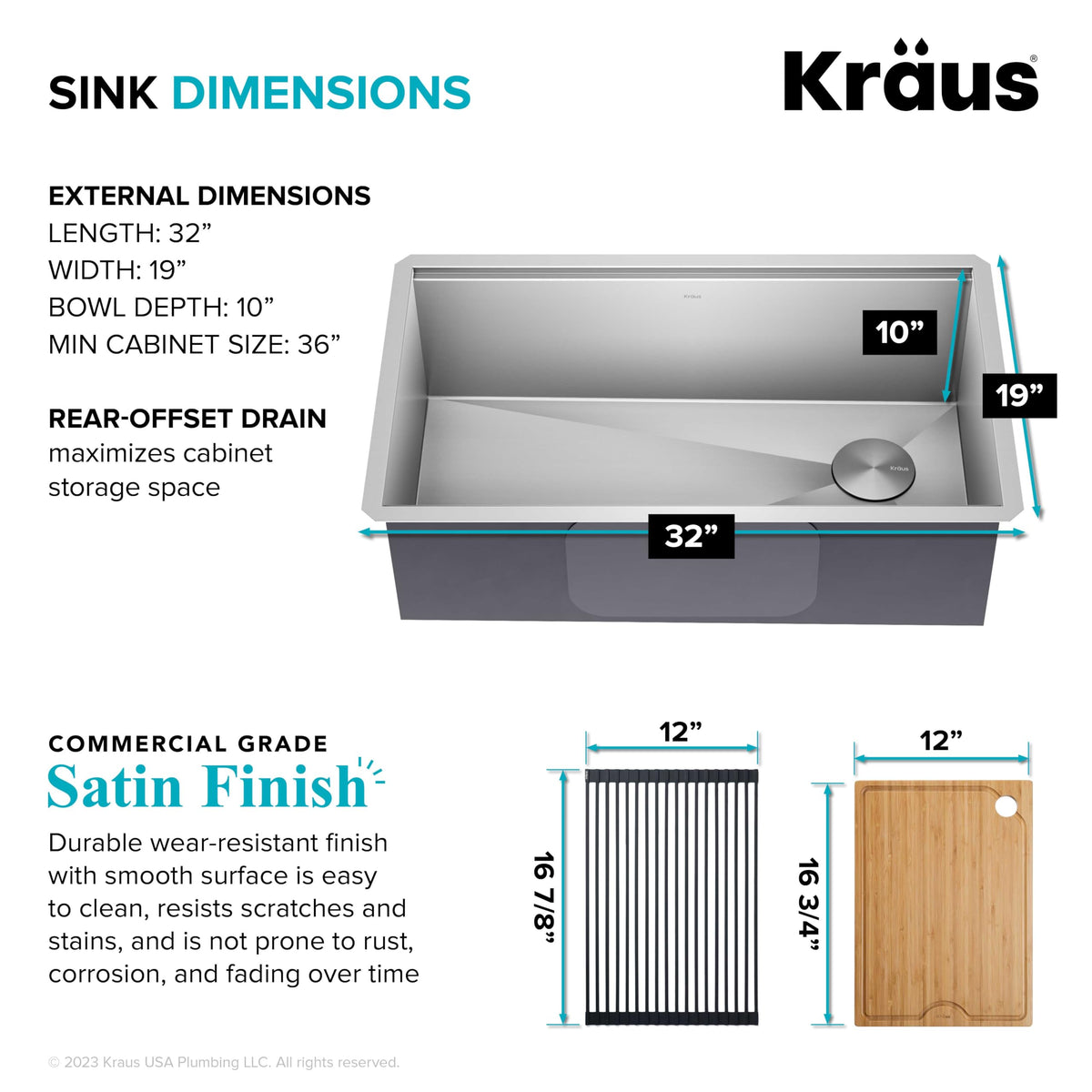 Kraus Kore undermount installation showing seamless countertop transition.