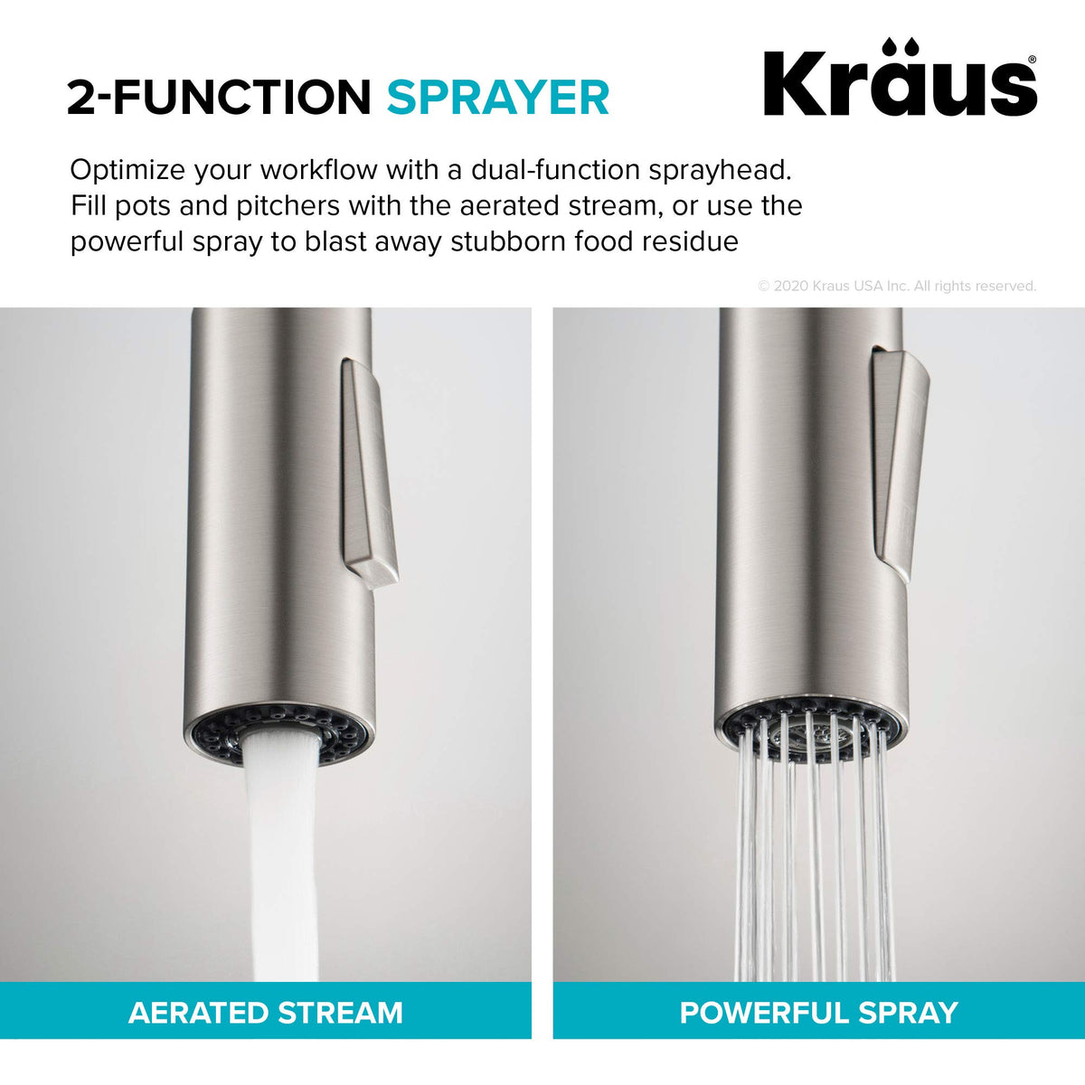 Kraus Oletto ceramic cartridge for smooth lever control