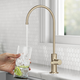 Kraus Oletto cold-water faucet ideal for drinking and cooking tasks.