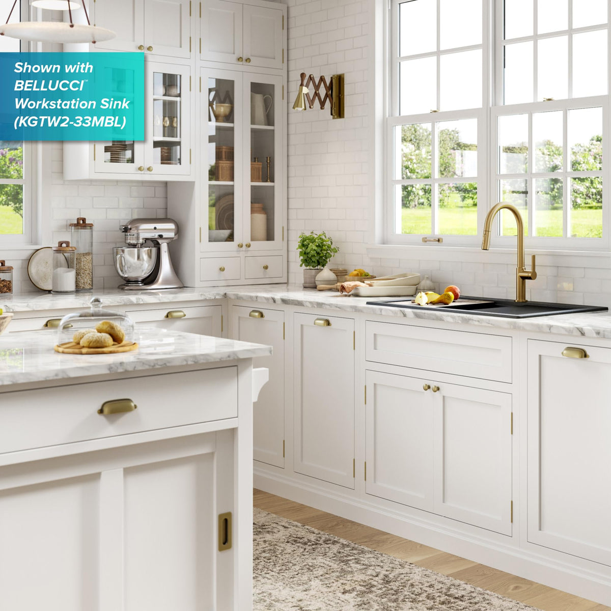 Kraus Oletto dimensions highlight compact single-hole installation for tight spaces.