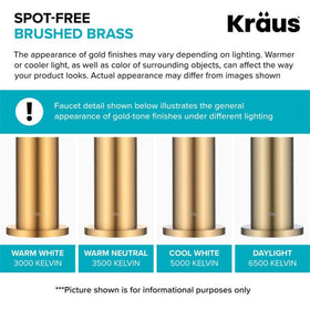 Kraus Oletto snap-on counterweight keeps hose balanced during use.