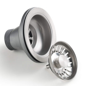 Kraus premium stainless steel strainer showing durable construction