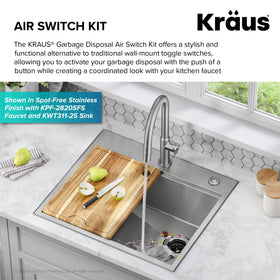 Kraus PVC air tubing with 60-inch reach for flexible installation