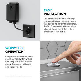 Kraus sink-top installation creates a clean integrated look