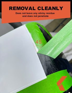KREFINISH masking tape usage tips for strong adhesion and easy lift.