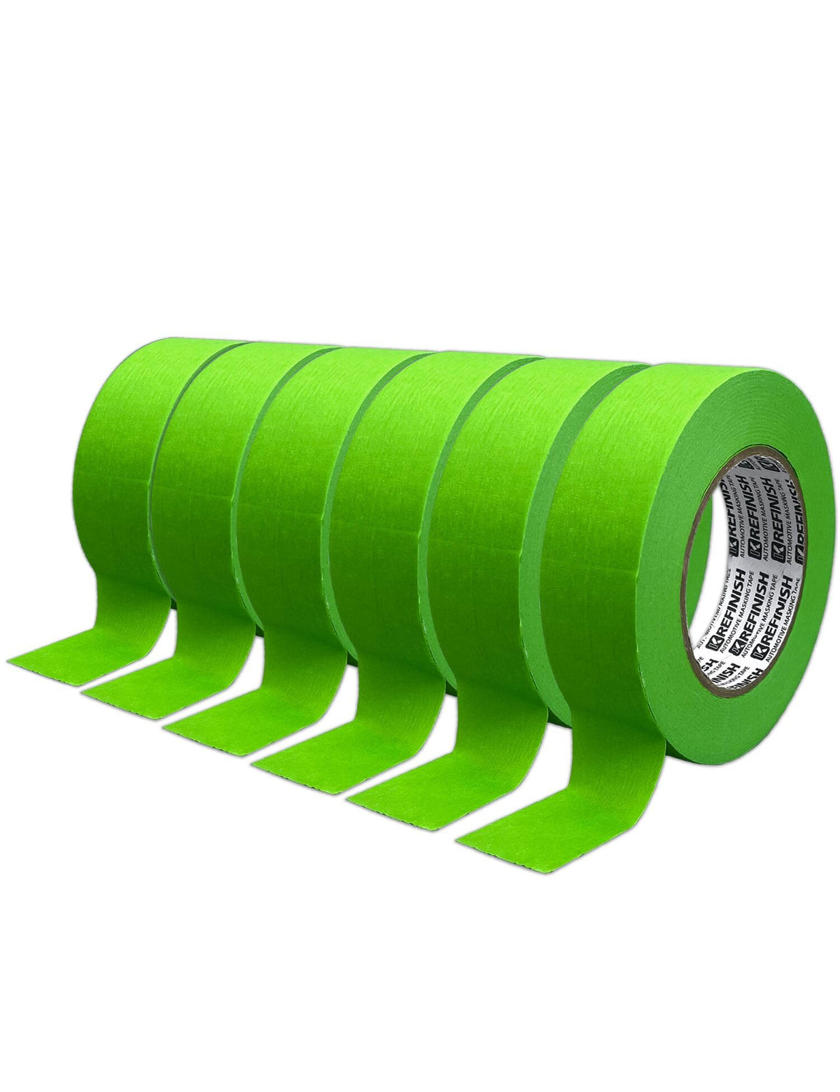 KREFINISH green painters tape package showing clean removal with no residue