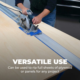Kreg extension for circular saw track improves workshop workflow