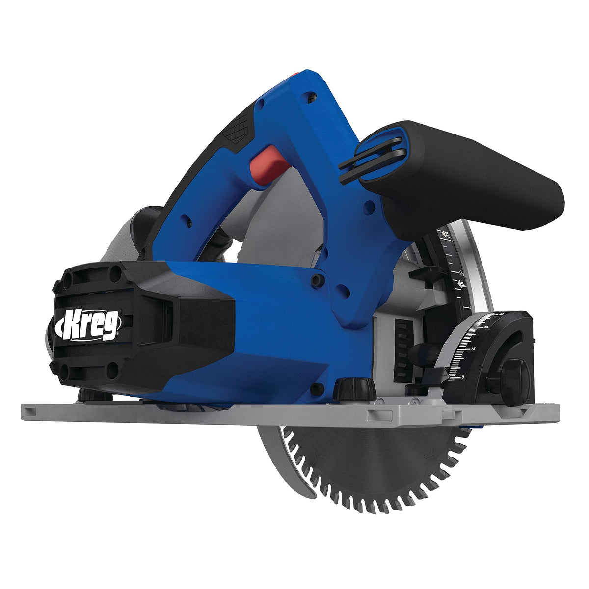 Kreg ACS plunge saw with fully shrouded blade for safer operation