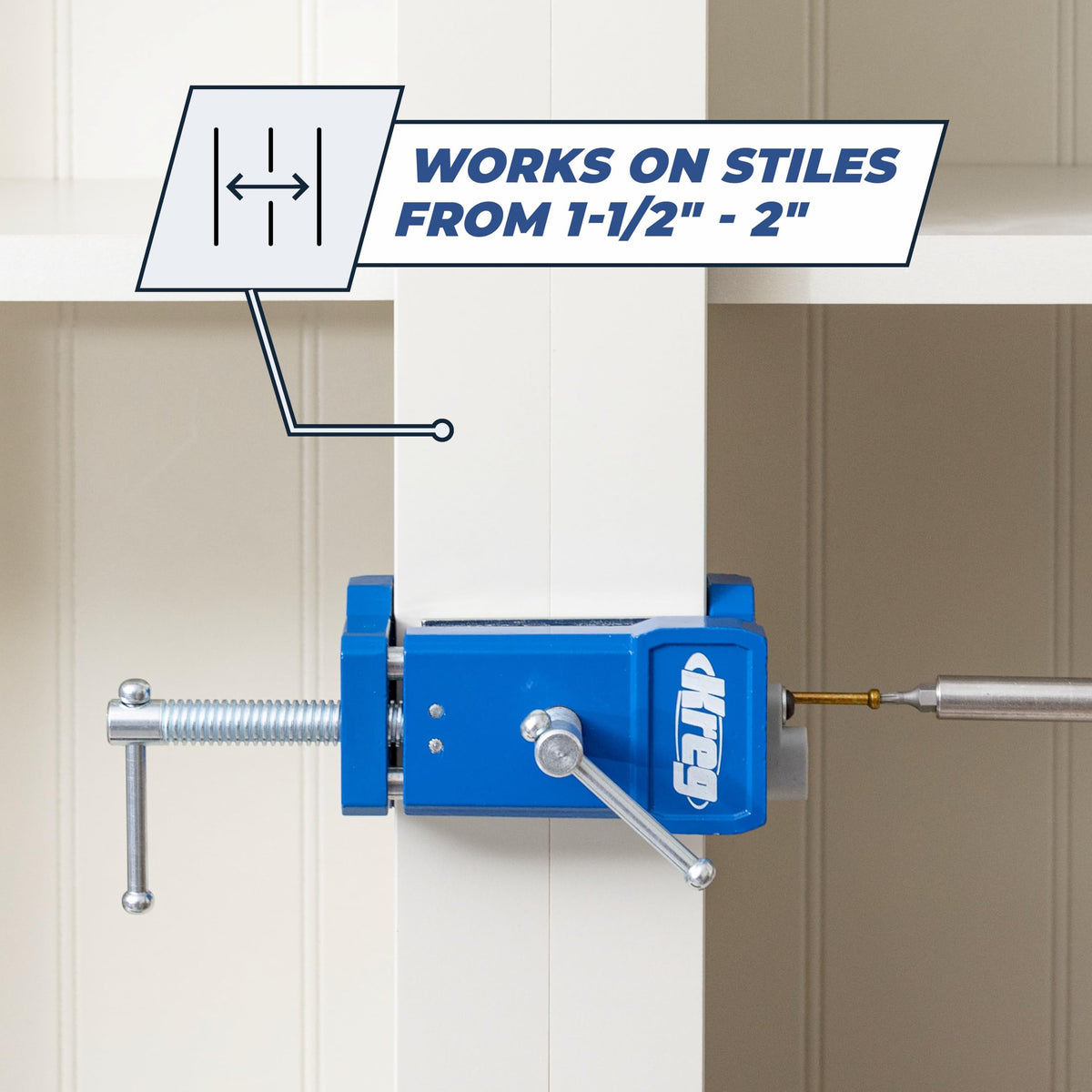 Kreg Cabinet Face Frame Clamp enabling efficient cabinet assembly workflow