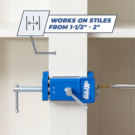 Kreg Cabinet Face Frame Clamp enabling efficient cabinet assembly workflow