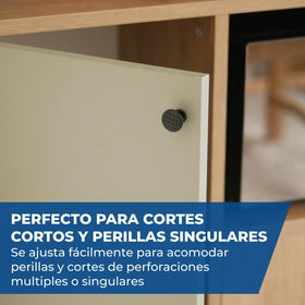 Durable construction from premium Kreg tools supports repeated installations.