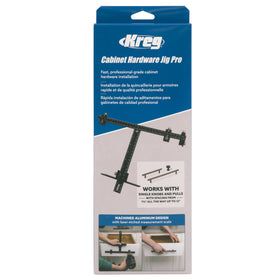 Kreg Cabinet Hardware Jig Pro drawer pull centers for balanced hardware layout