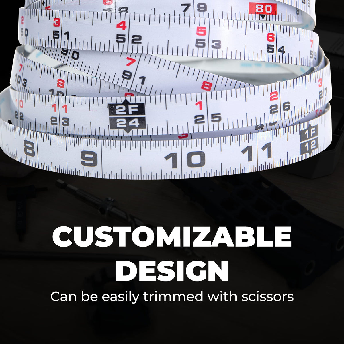 Kreg markings are clear and easy to read for quick measurements.