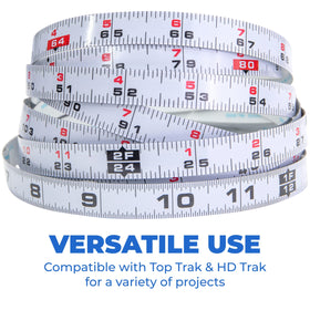 Kreg cut-to-length tape can be trimmed to fit benches and saws.