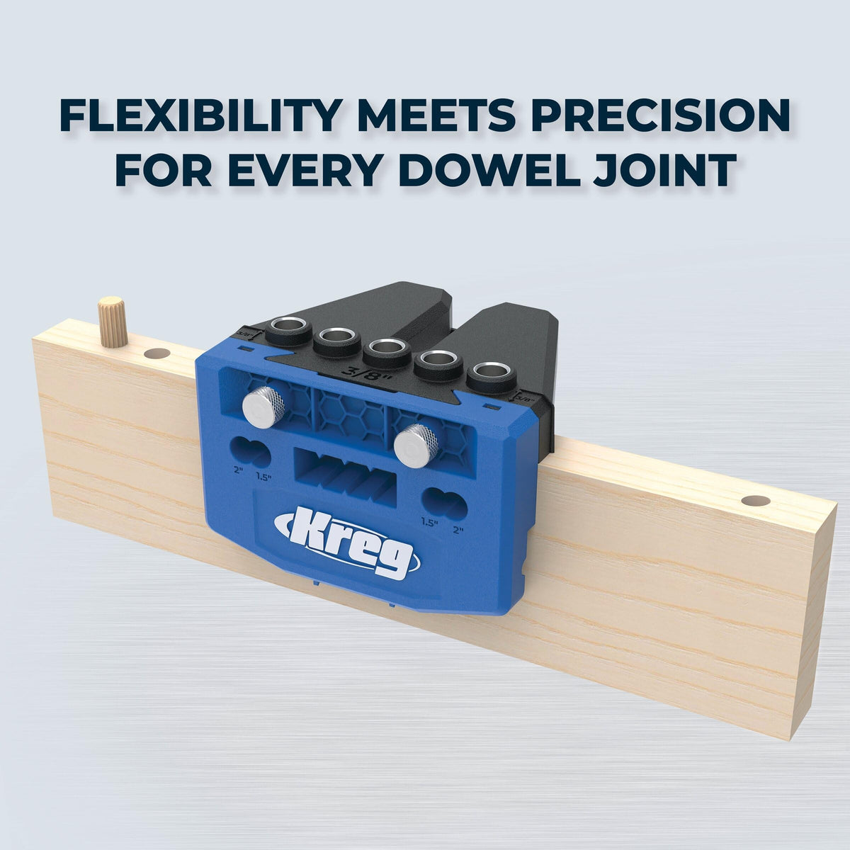 Kreg Dowel Jig Kit built-in centering for accurate dowel placement