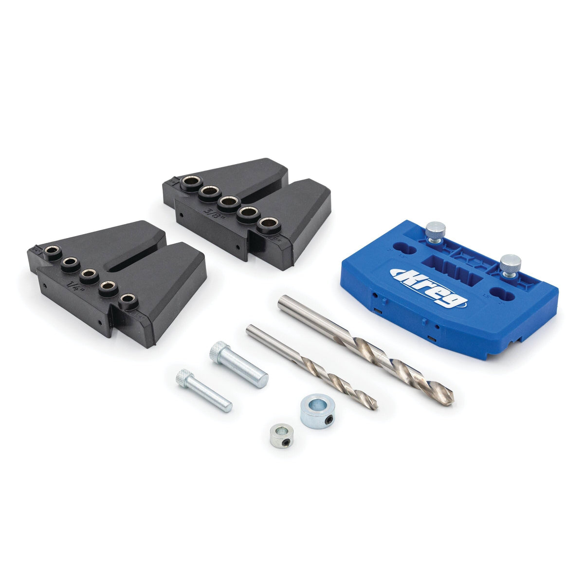 Kreg Dowel Jig Kit with removable guides for precise cabinet joins