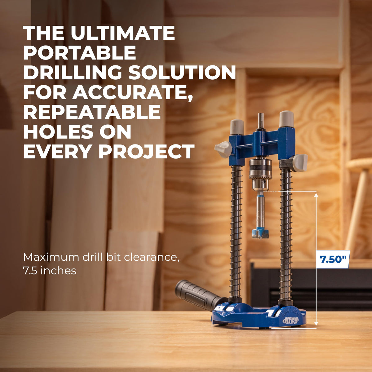 Kreg Drill Guide Pro adjustable angle for precise hole placement