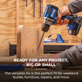 Kreg K4 delivers fast assembly and rock-solid joints