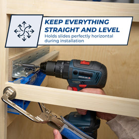 Kreg KHI-Slide works with epoxy-coated slides for versatile projects.