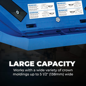 Kreg Crown-Pro eliminates compound-angle cuts for faster crown installations.