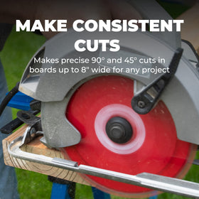 Kreg KMA4000-E crosscut guide showing 45/90-degree angles