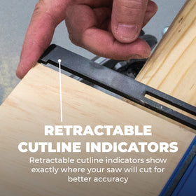 Kreg KMA4000-E retractable cutline indicator in use