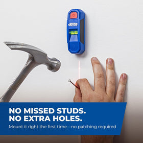 Kreg KMM1000LZ magnetic hold detects screws and nails in studs.