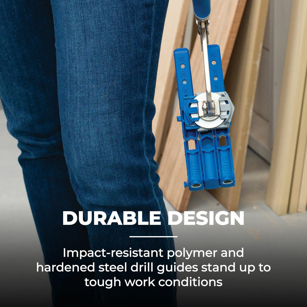 Kreg KPHJ320-22 provides secure positioning for precise wood joints.