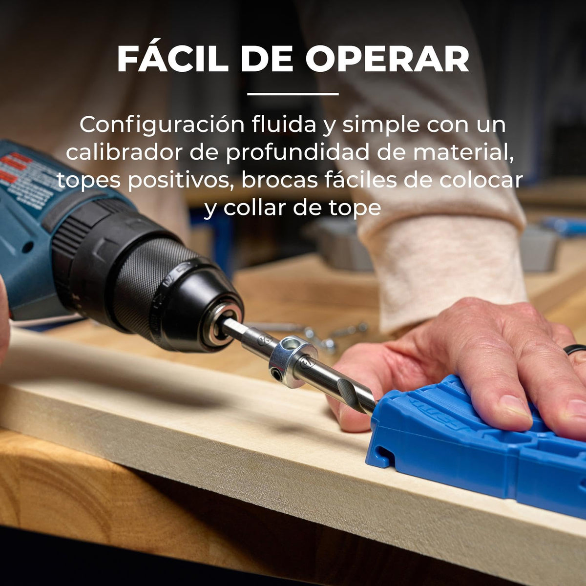 KPHJ320 portable pocket-hole jig for on-the-go work