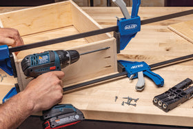 Kreg Micro Jig universal clamp adapter fits most clamps.