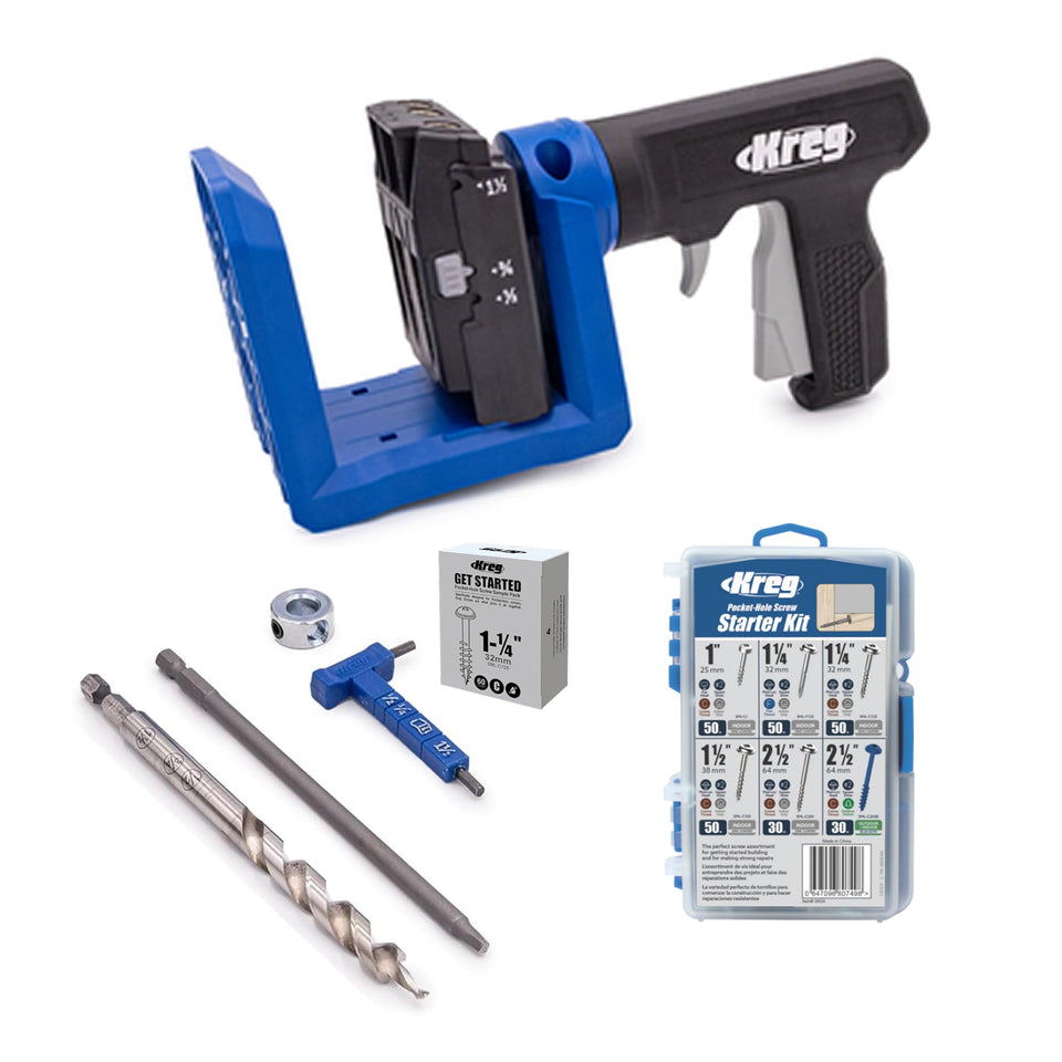 Kreg Pocket-Hole Jig 520PRO with 360-degree handle for flexible, precise joinery.