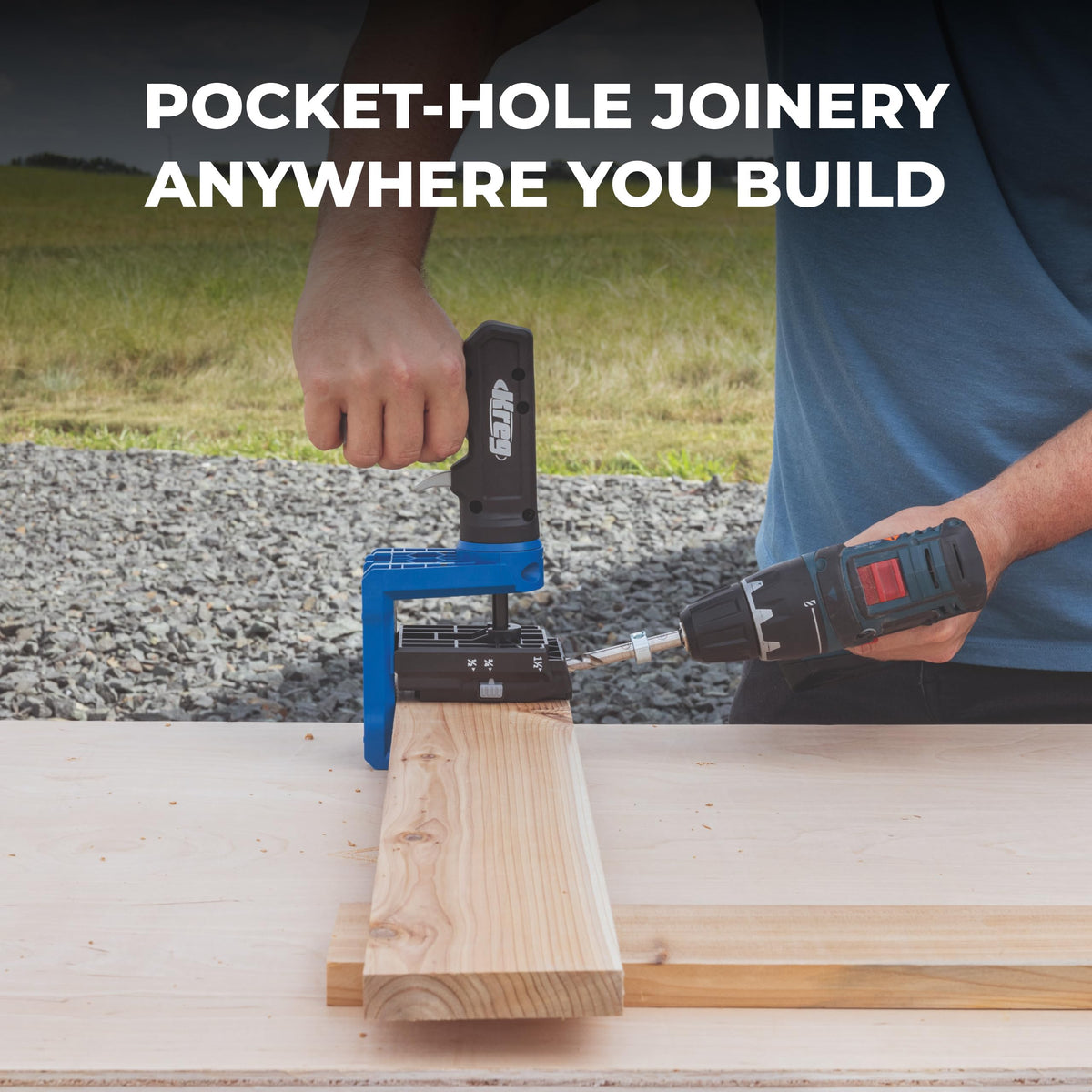 Screw starter kit with 260 screws for fast starts.