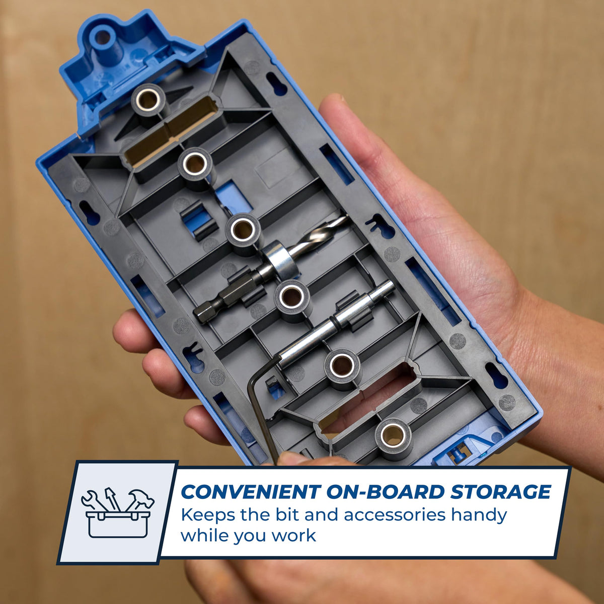Kreg PRS1000 compact storage ready for workshop organization