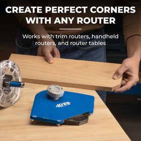 Kreg PRS1000 adjustable edge stop posts improve repeatable routing results