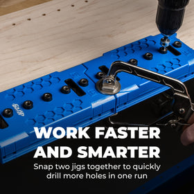 Kreg Shelf Pin Jig ideal for DIY and professional woodworking